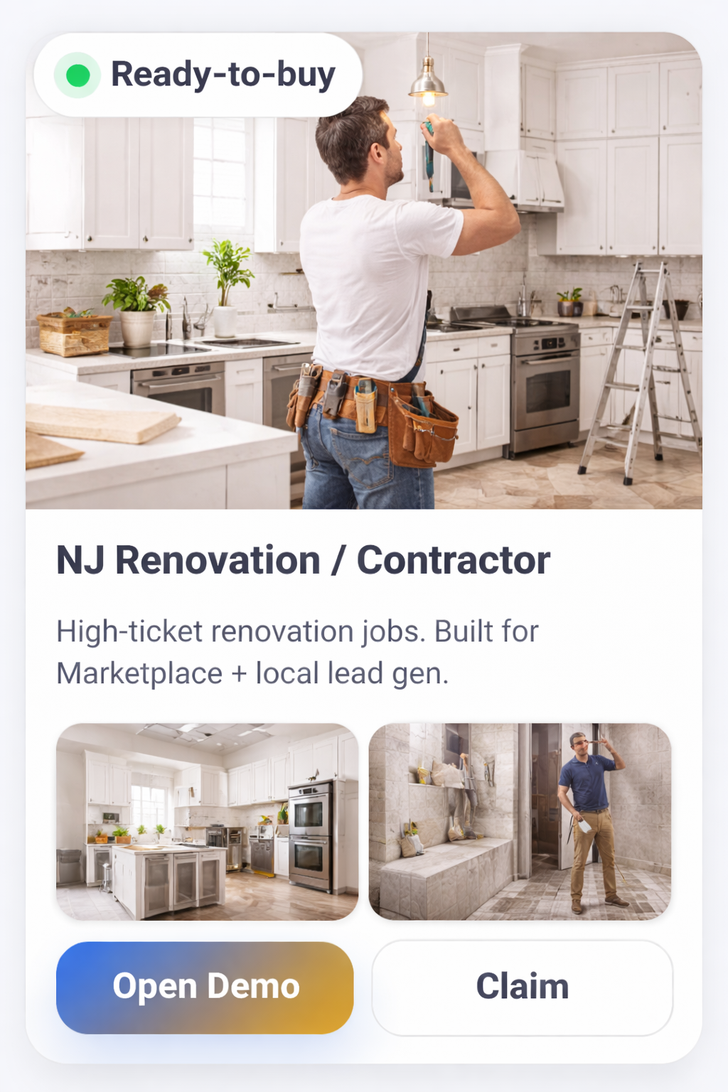 NJ Renovation demo