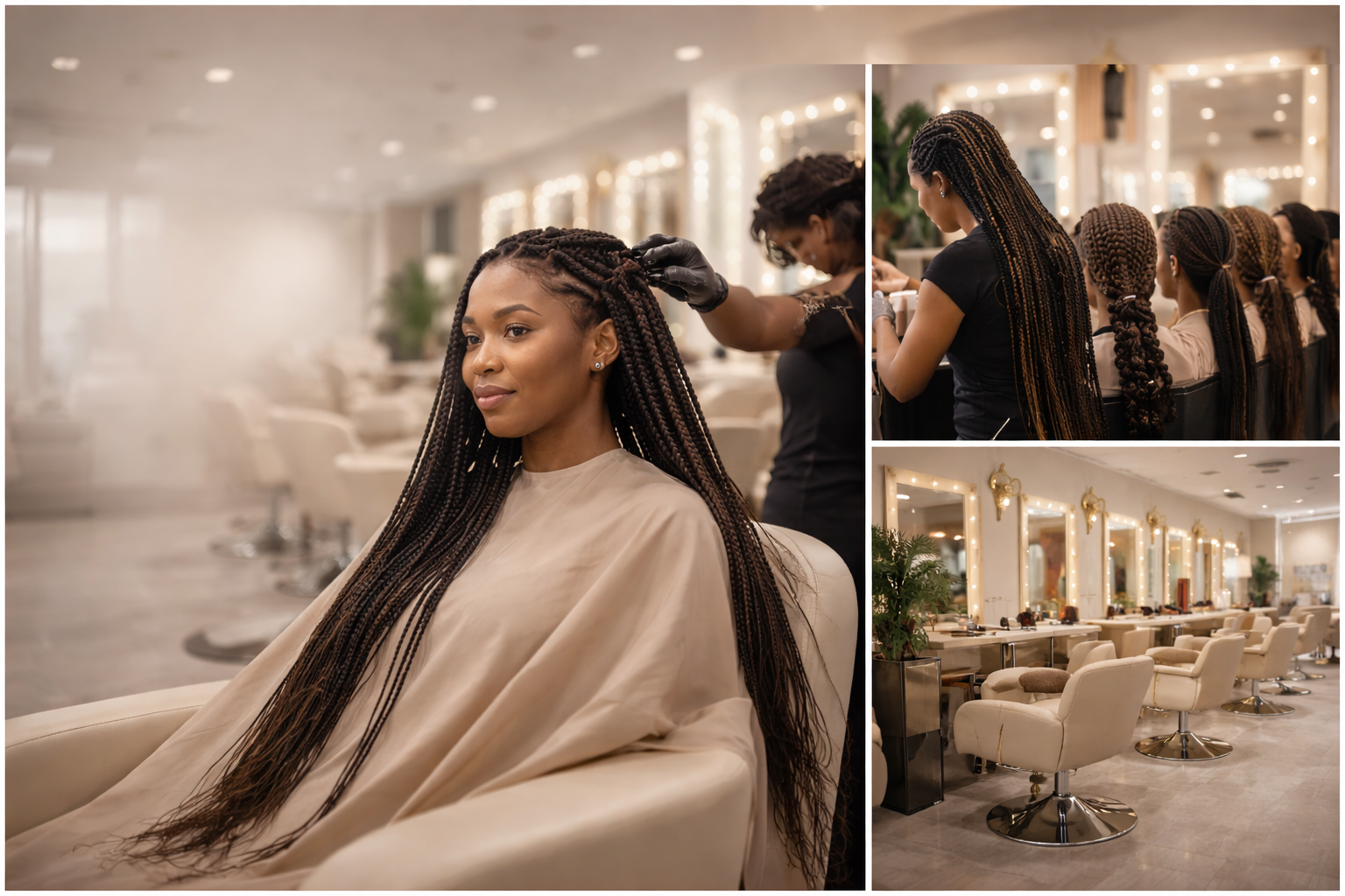 Hair braiding salon hero image