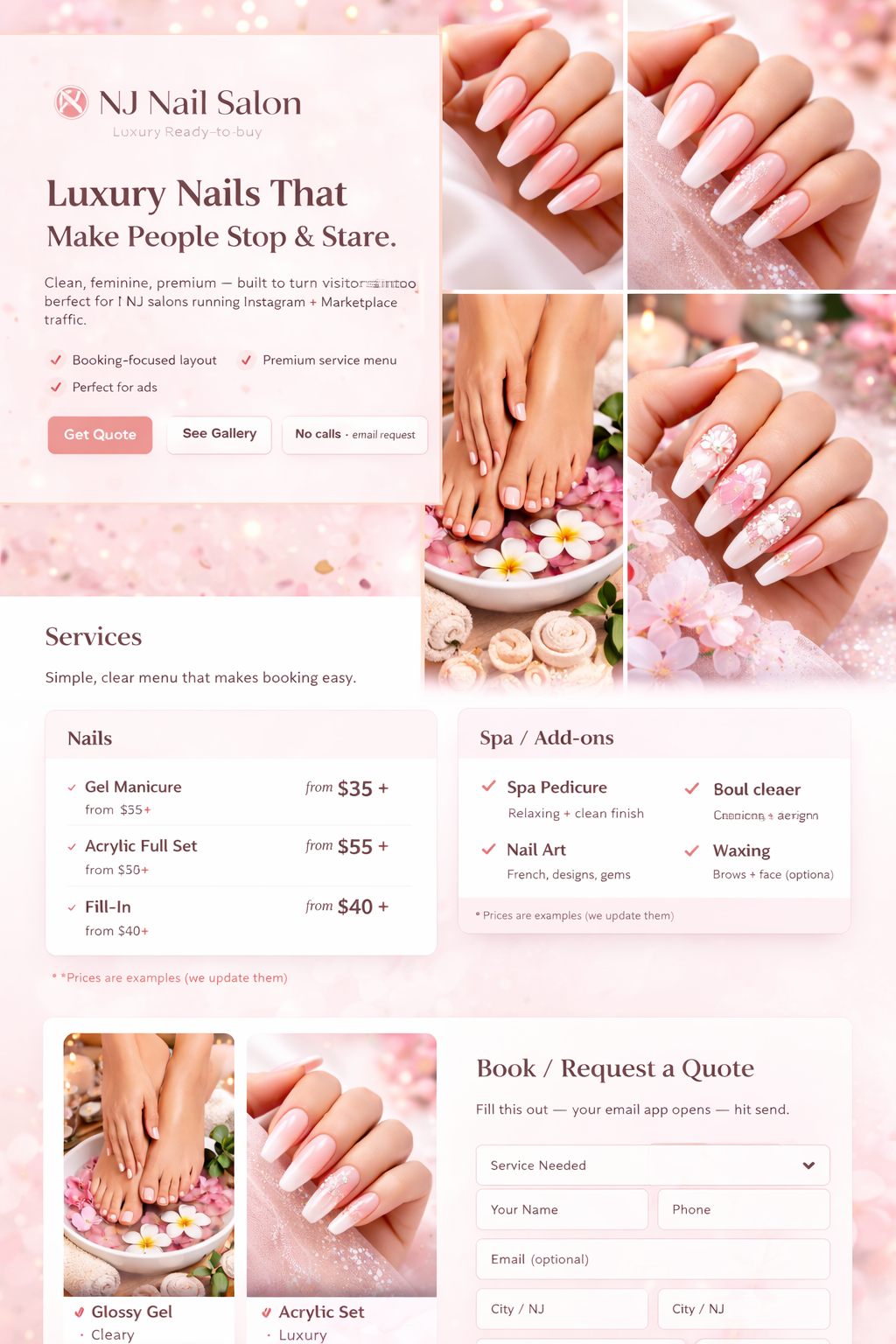 Nail salon hero preview